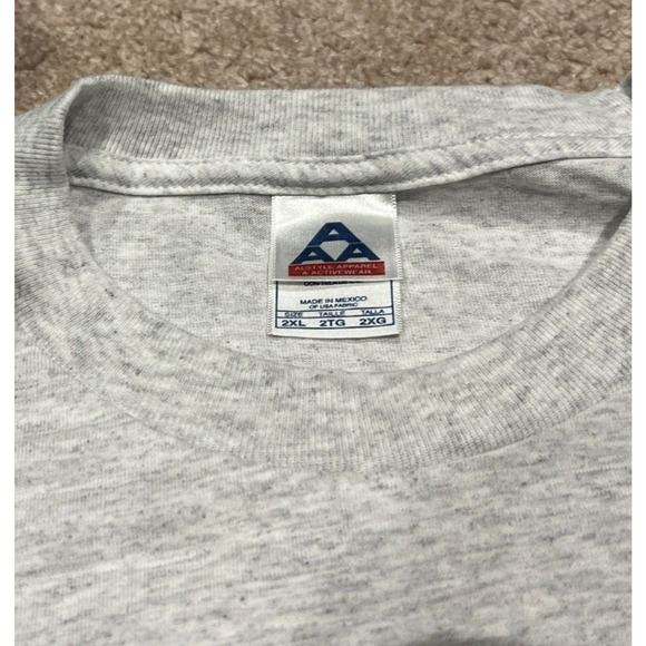 Vintage Thunder Native American Indian Chief Motorcycle Biker T-Shirt Tee 2XL - Picture 6 of 6